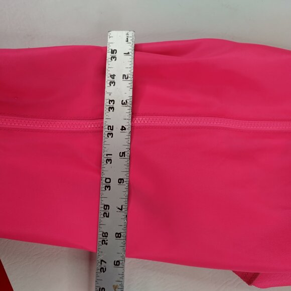 lululemon Neon Pink The Yoga Bag Adjustable Straps w/ Zipper Pockets Water-Repel - Picture 14 of 16